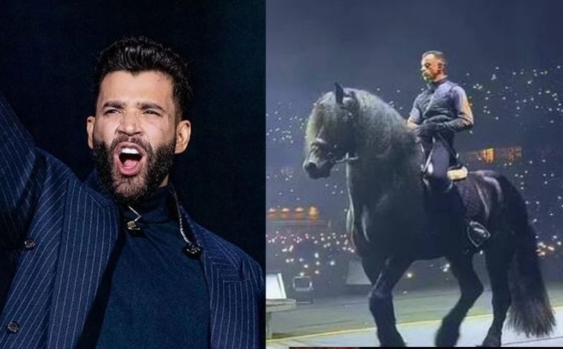 Gusttavo Lima leva ao palco cavalo que pode custar R$500 mil; cantor recebeu críticas